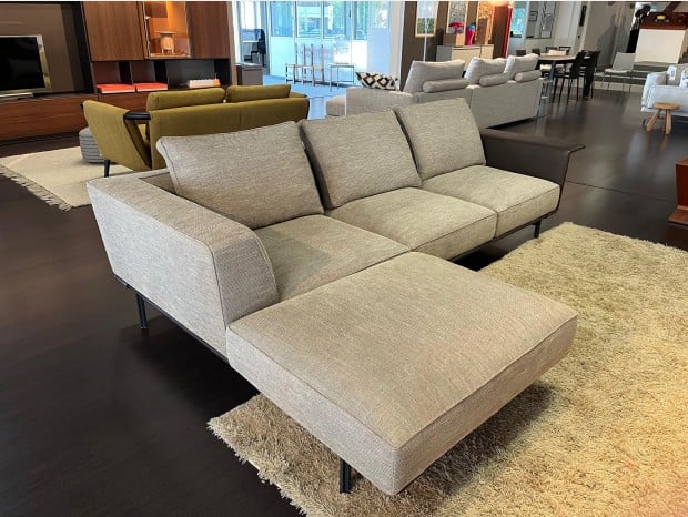 Divano con chaise longue Molteni&C Gregor
