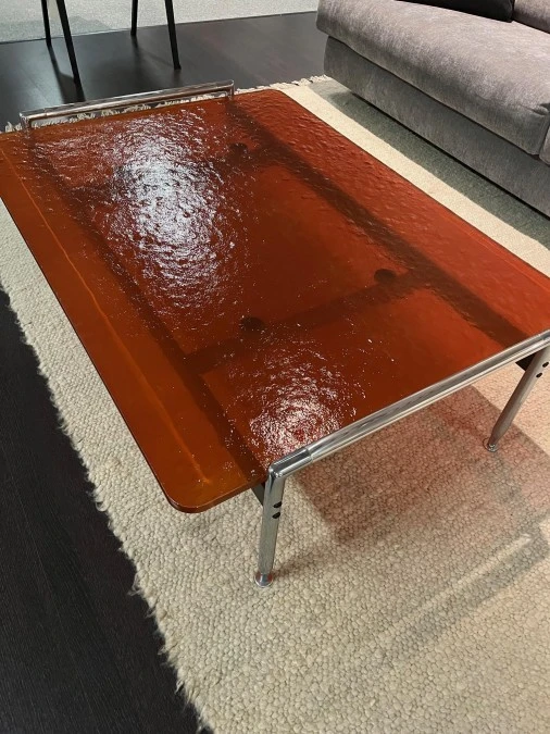 Tavolino rettangolare Cassina Esosoft - immagine 4