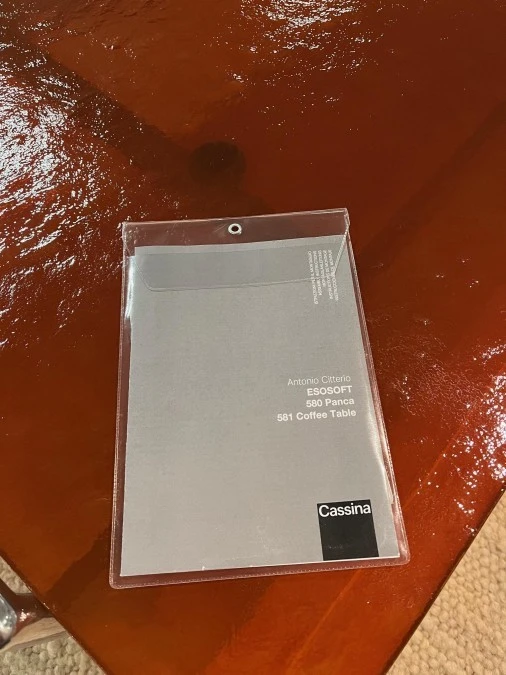 Tavolino rettangolare Cassina Esosoft - immagine 2